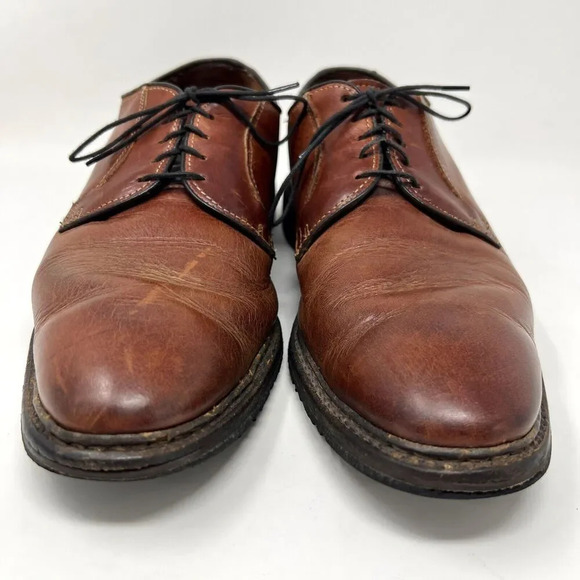 Allen Edmonds Badlands Derby Dress Shoes Brown Leather Oxford Men’s Size 11 - Picture 5 of 11